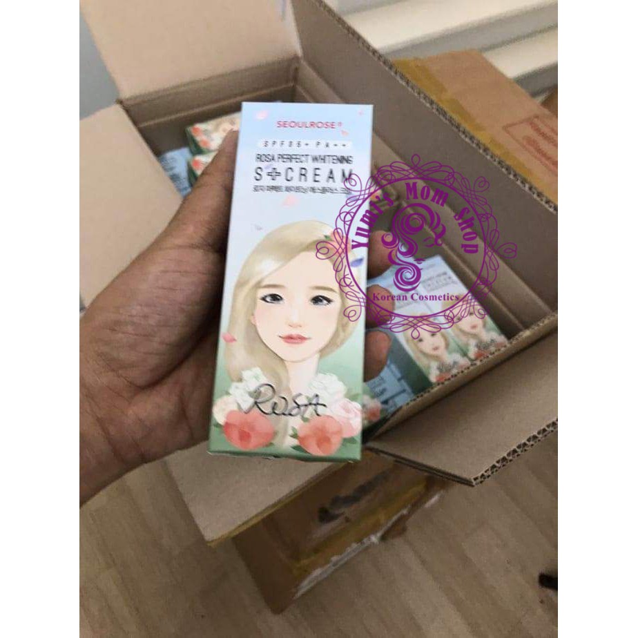 Kem dưỡng trắng da SEOULROSE Rosa Perfect Whitening S Cream