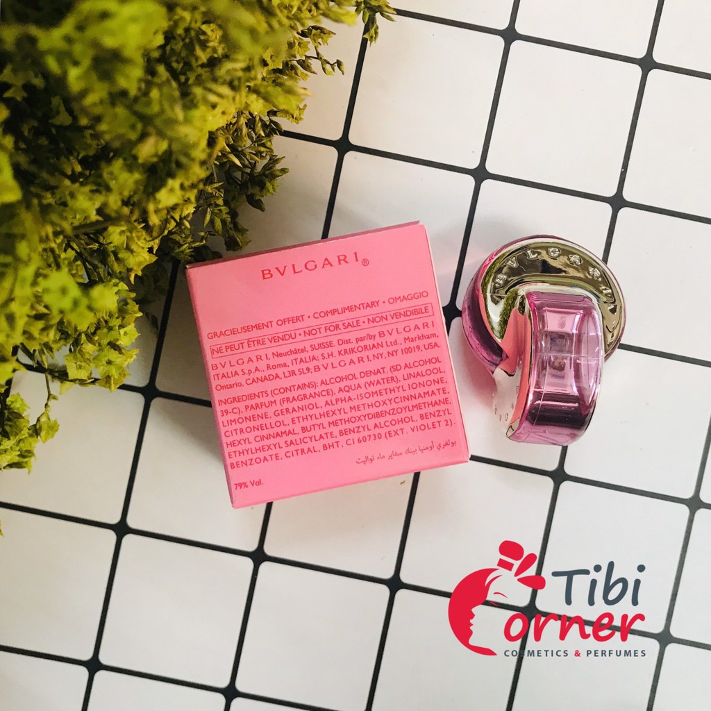 [Tặng Kèm Quà]Nước Hoa Nữ Bvl Omnia Fine Sapphire EDT 5ml Chính Hãng | Thế Giới Skin Care