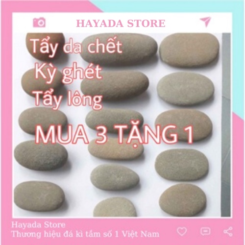 Đá kỳ tắm tự nhiên đá cuội tắm tẩy da chết  đá kì tay chân - Hayada Store