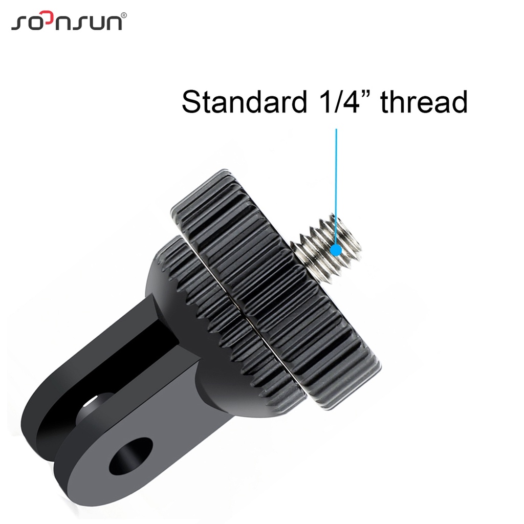 Bộ Chuyển Đổi Gậy Ba Chân Mini Có Ren 1/4 Inch Cho GoPro Hero 8 7 6 5 4 Session for DJI Osmo Action