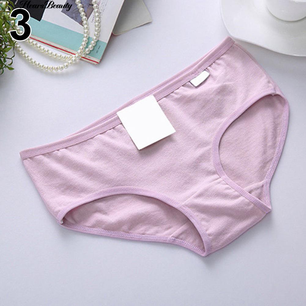 Quần lót bằng vải cotton màu trơn thời trang cho nữ | BigBuy360 - bigbuy360.vn