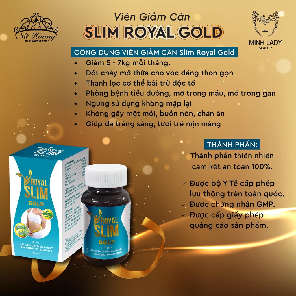 Viên uống giảm cân ROYAL SLIM GOLD