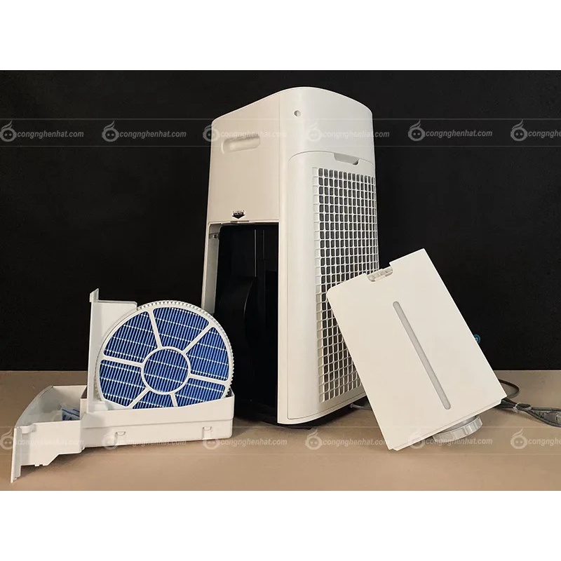 Máy lọc không khí tạo ẩm Sharp KI-LS70-W Tự làm sạch màng lọc - Hàng nội địa Nhật - Mới 100% - Bảo hành 24 tháng