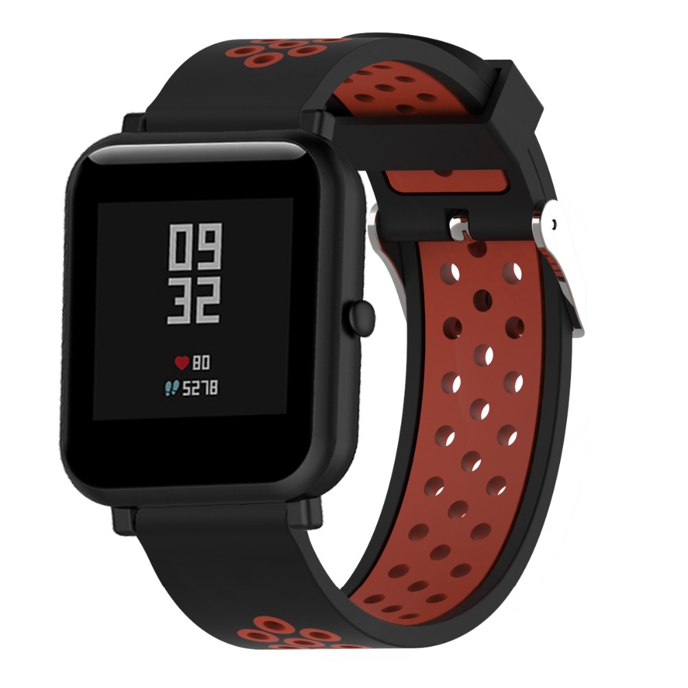 Dây đeo silicon cho đồng hồ thông minh Xiaomi Huami Amazfit Bip BIT PACE Lite Youth