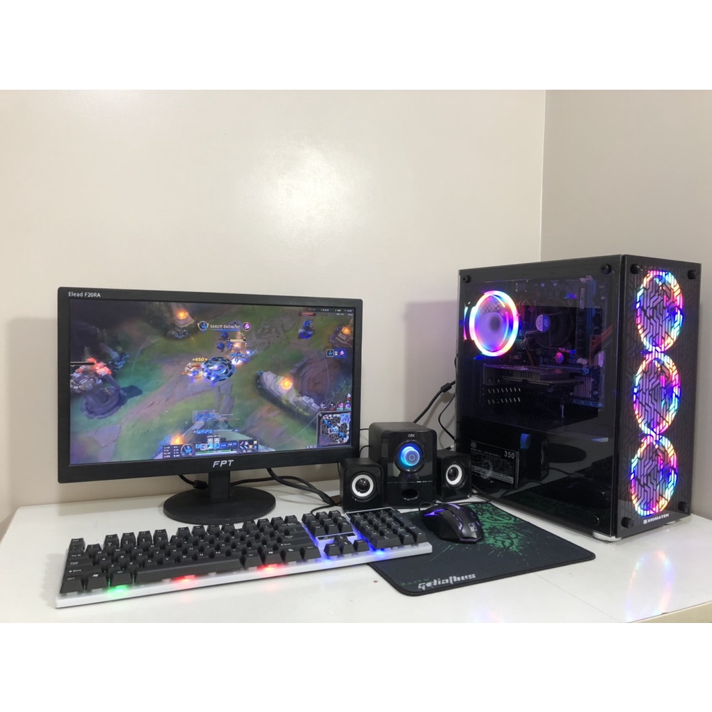 PC Gaming Bộ Máy tính i5 Ram 8G Siêu đẹp chơi GAME LMHT, Đột kích, Free Fire, Truy Kích, Auditions... mới 98% đầy đủ