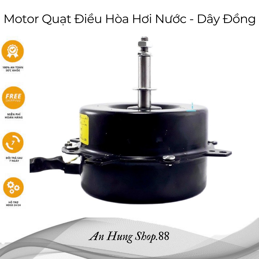 Motor Vỏ Đen 120W(trục 12), 90w(trục 12) Và 50w (trục 8) Dùng Cho Quạt Hơi Nước, Quạt Điều Hòa.(Thuận Và Ngược)