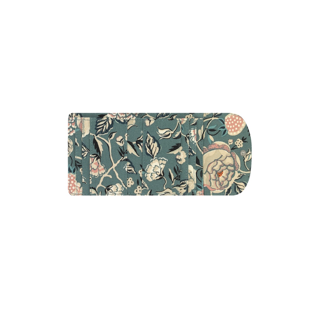 Cath Kidston- Ví cầm tay Small Foldover Wallet Strawberry Garden-1042047-Teal