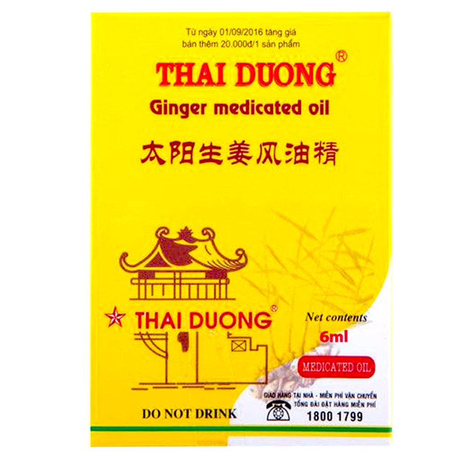 Dầu Gừng Thái Dương 6ml