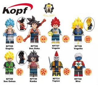 Minifigures Lắp Ráp Mô Hình Nhân Vật Hoạt Hình Truyện Tranh 7 Viên Ngọc Rồng Dragon Ball KF6069 Bán Lẻ