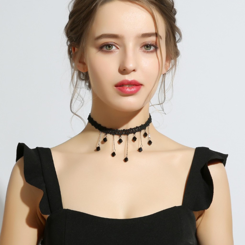 Vòng cổ choker dễ thương cá tính phong cách thời trang Hàn Quốc