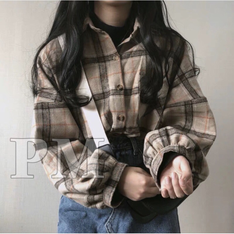 [ Mã WASTAPR giảm 10K đơn 50K] ÁO SƠ MI THÔ KẺ TAY BOM | BigBuy360 - bigbuy360.vn
