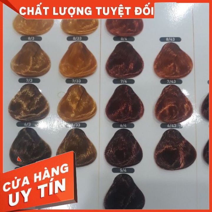 [chính hãng ]  thuốc nhuộm tóc màu thời trang  lavox 3d collagen tím 100ml và bảng màu ,Lên màu chuẩn  hàng cty  bền màu