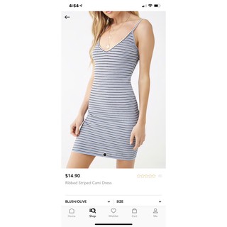 Đầm thun sọc dạo phố F21 form dáng ôm body vnxk