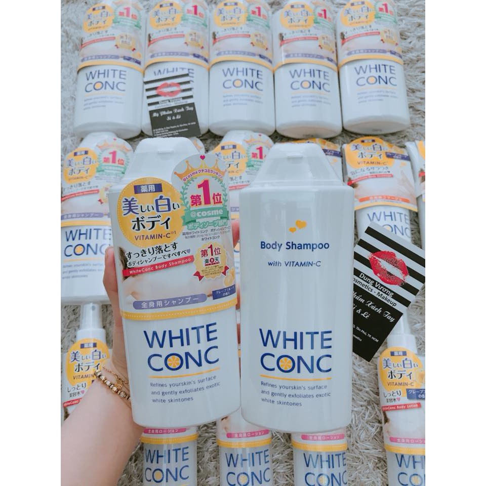 Sữa Tắm TRẮNG DA White Conc (2 size 360ml hoặc 150ml)