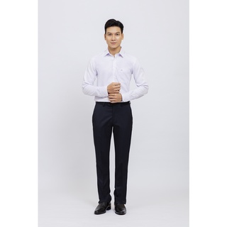 Quần tây nam Slim Fit xanh đen trơn