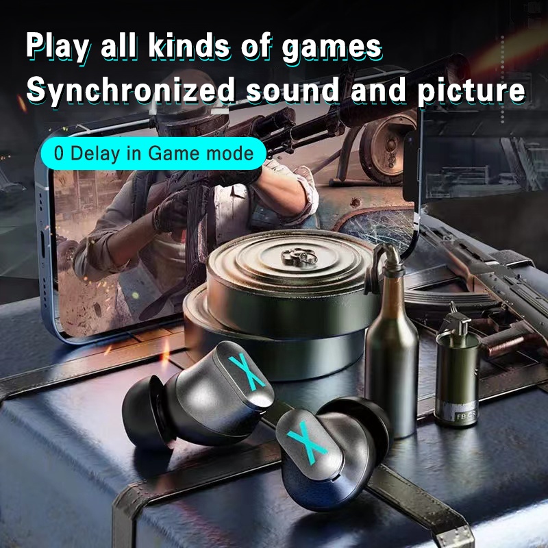 X Tai Nghe Chụp Tai Bluetooth Không Dây Âm Thanh Siêu Trầm Chất Lượng Cao Kèm Hộp Đựng Bằng Hợp Kim