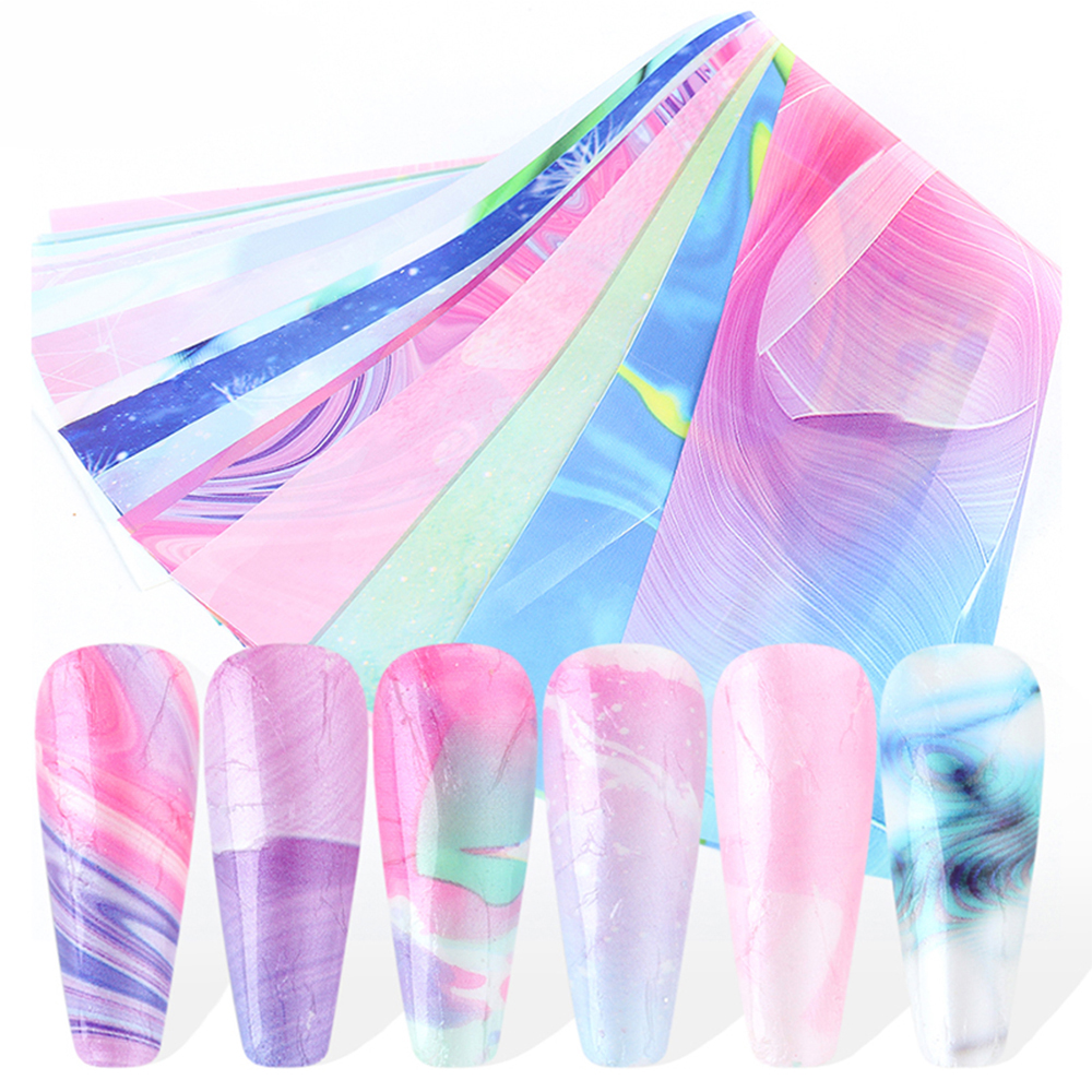 [Hàng mới về] 10 Nhãn dán trang trí móng tay nghệ thuật DIY