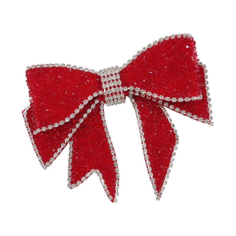 Kẹp Tóc Hình Nơ Đính Ngọc Trai Xinh Xắn Thời Trang Cao Cấp