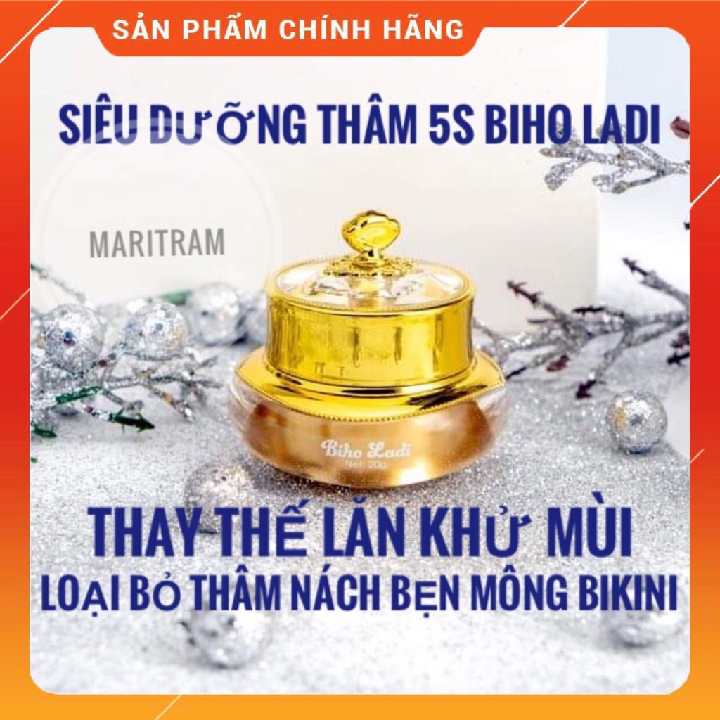 BIHO LADI SIÊU DƯỠNG THÂM 5S ( biho lady loại bỏ thâm khử mùi nách bẹn mông bikini)