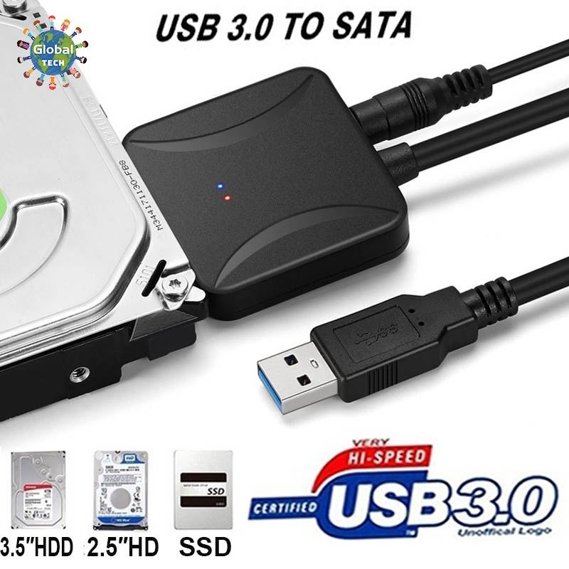 Bộ chuyển đổi USB 3.0 sang Sata cho 2.5'' 3.5'' HDD SSD