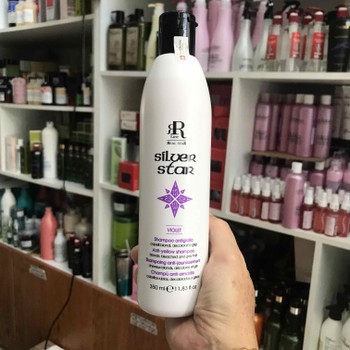 Dầu gội tím khử vàng chăm sóc và làm sáng màu tóc tẩy, tóc nhuộm RRline Therapy Sliver Shampoo
