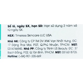 Tinh chất Timeless Vitamin B5 Serum 30ml