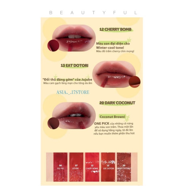 ='ㅅ'=SON TINT LÌ ROMAND×LINE FRIENDS JUICY LASTING TINT_MINISIZE 2G='ㅅ'= | BigBuy360 - bigbuy360.vn