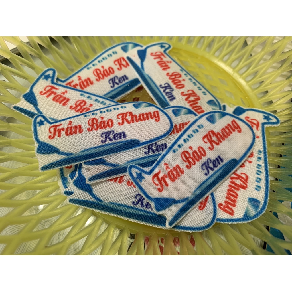 Bảng tên keo ủi áo 60 cái