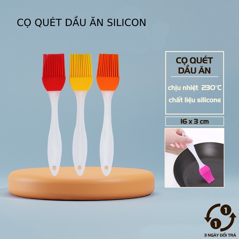 Chổi Quét Dầu Ăn - Cọ Quét Bơ - Ướp Gia Vị Silicon 88305