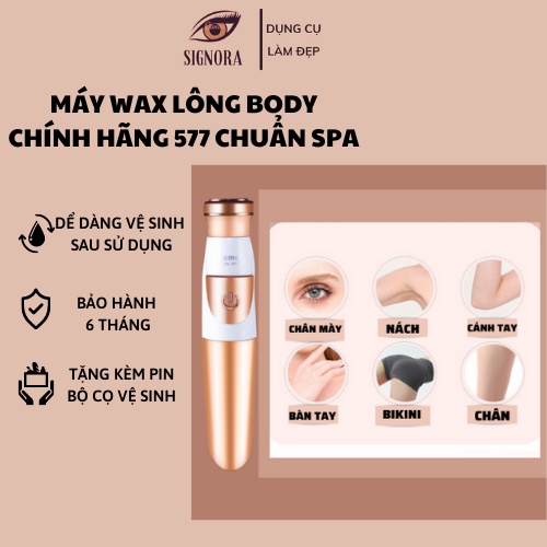 Máy wax lông, cạo tẩy lông vùng kín Kemei 577 chính hãng chuẩn SPA