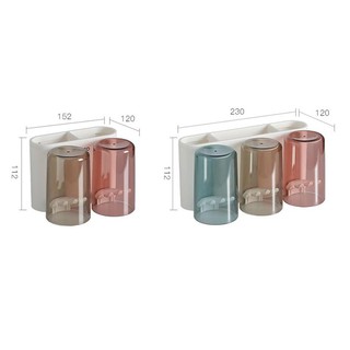 Kệ để bàn chải kèm cốc đánh răng Ecoco E1924 E1925 E1926