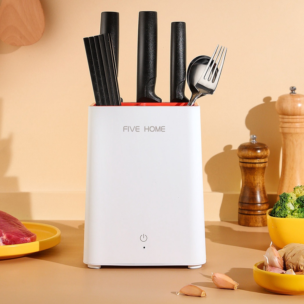Máy sấy, khử khuẩn dao, đũa, muỗng, thìa Xiaomi Five Home. Máy tiệt trùng dao, đũa sấy nhiệt 70°C