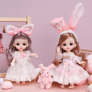 Đồ chơi búp bê barbie với 13 khớp động 16cm đáng yêu