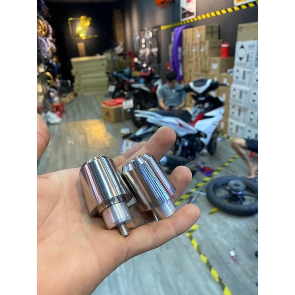 Gù Inox 304 CNC Siêu Nặng Chống Rung Tay Lái