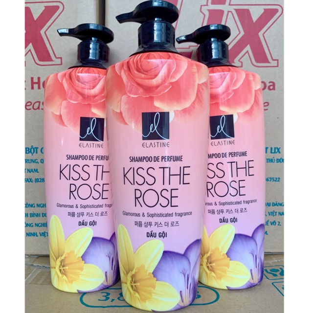 Dầu gội hương nước hoa Eslatine Kiss The Rose 600ml