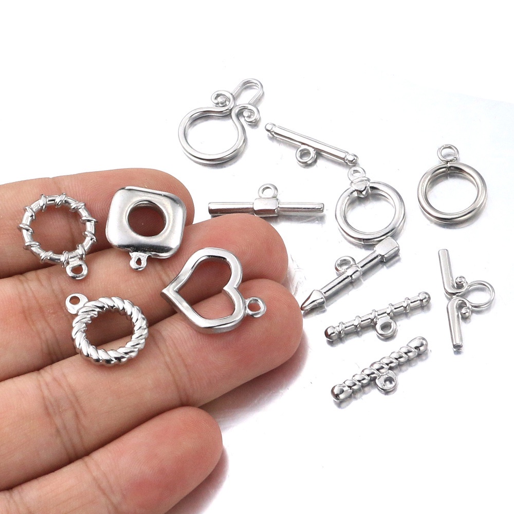 Khóa Vòng Tay / Dây Chuyền Bằng Thép Không Gỉ diy