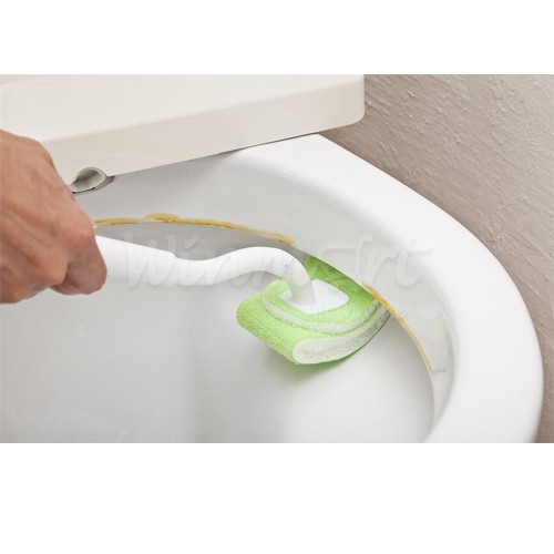 Cây chà Toilet Aisen Nhật Bản sợi nylon tây cầm chắc chắn hàng nhập chính hãng từ Nhật TH104