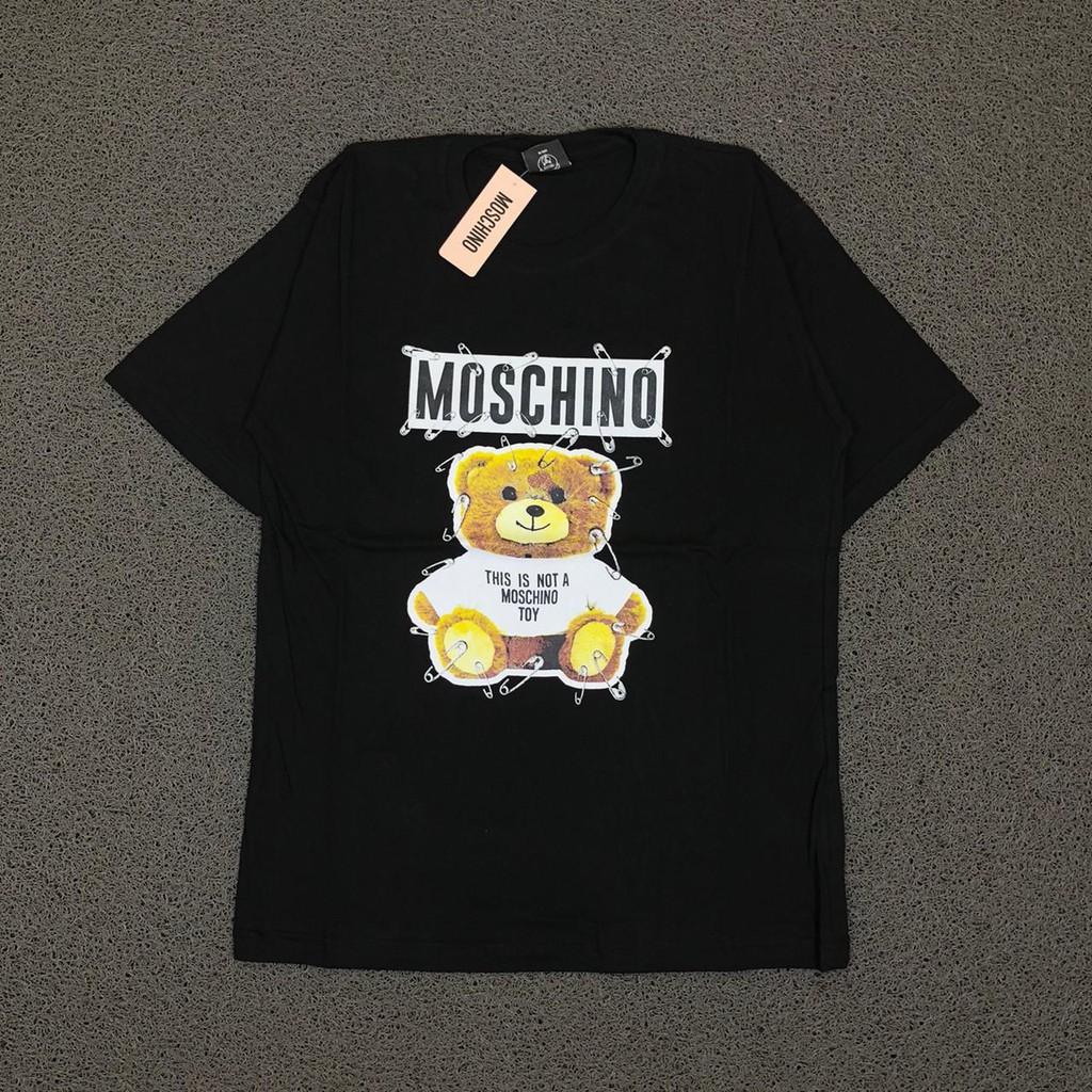 Áo Thun In Hình Gấu Moschino Chính Hãng Cá Tính