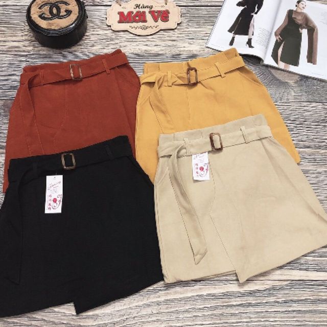 Chân váy xẻ vạt 3 size SML