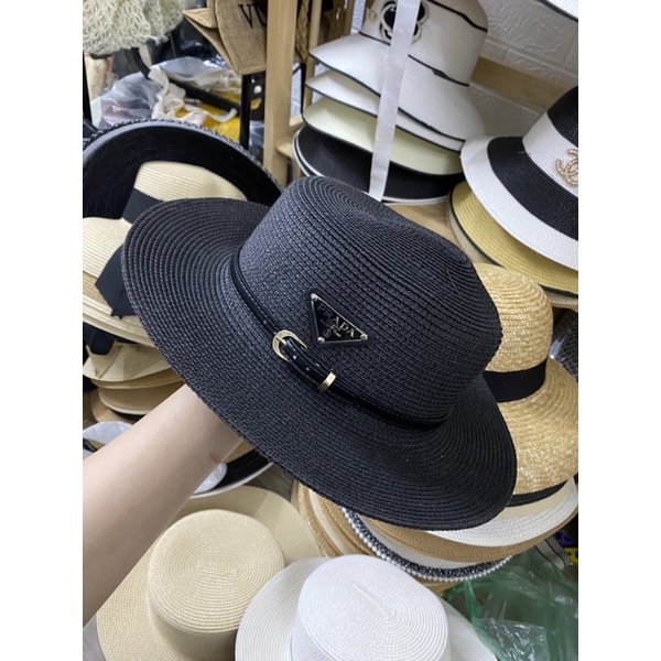 Mũ vành dạ , vành cói đầu bằng đai kèm tang tam giác