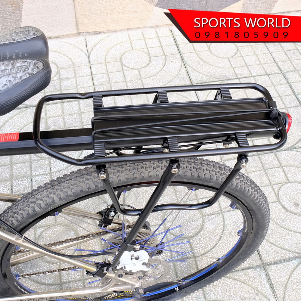 Baga gắn cốt yên xe đạp tải trọng lên đến 40kg - chất liệu nhôm