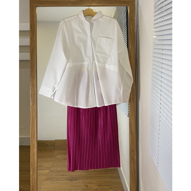 Chân váy xếp ly dài dáng A phong cách cổ điển 2021 | BigBuy360 - bigbuy360.vn