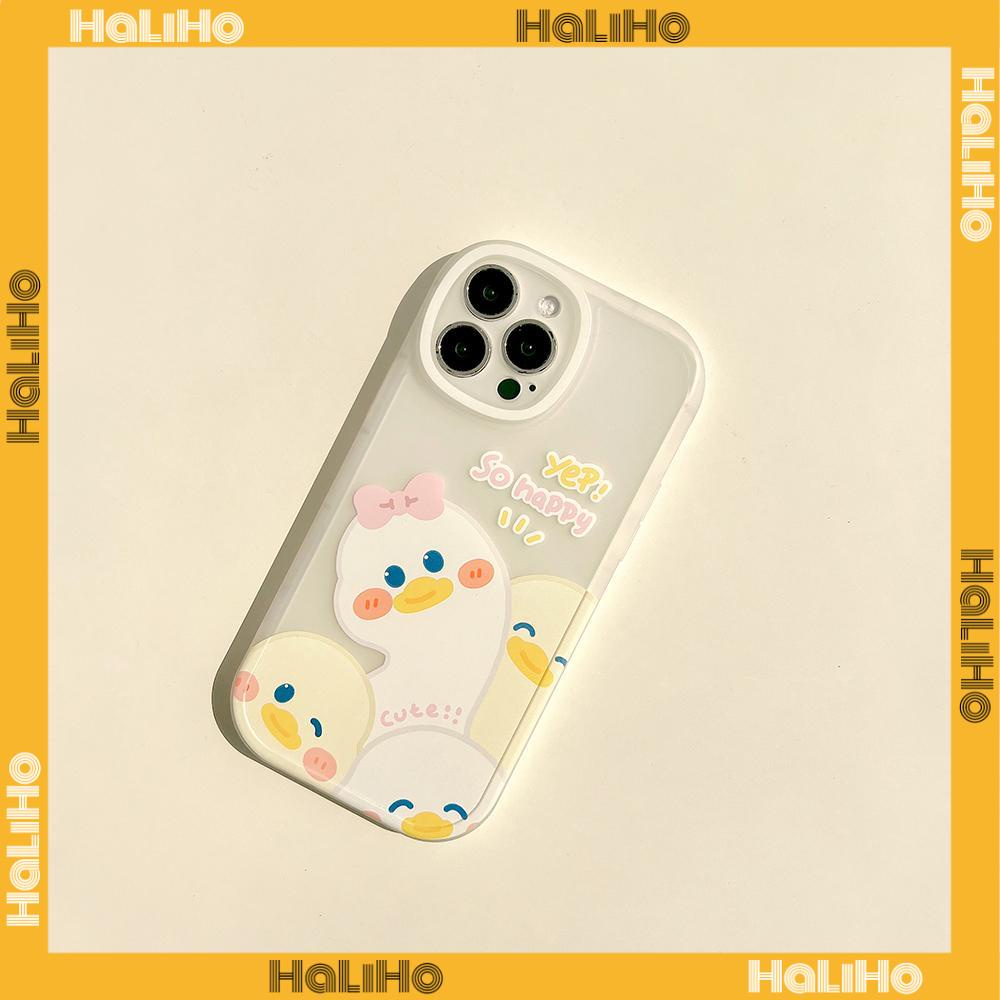 iPhone Case Silicone Soft Case Clear Case Thickened Airbag Shockproof Camera Full Coverage Protection Duck Cartoon Cute For iPhone 13 Pro Max iPhone 12 Pro Max iPhone 11 7 Plus