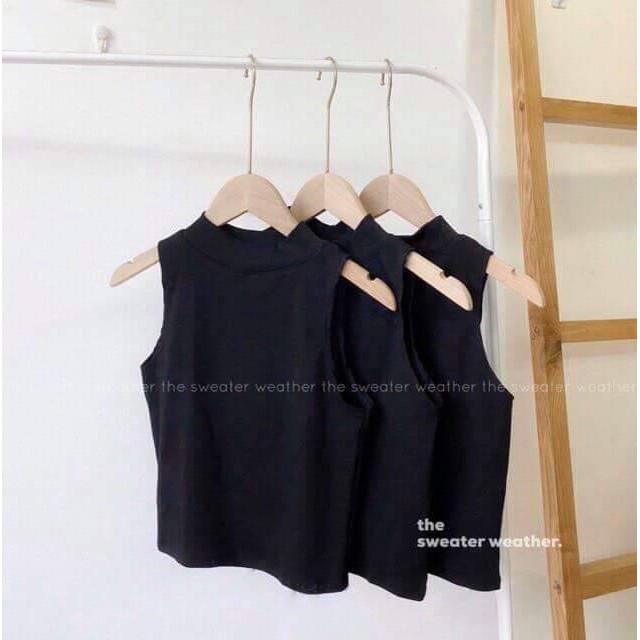 Áo croptop ba lỗ thể thao ôm dáng bozip co dãn | BigBuy360 - bigbuy360.vn