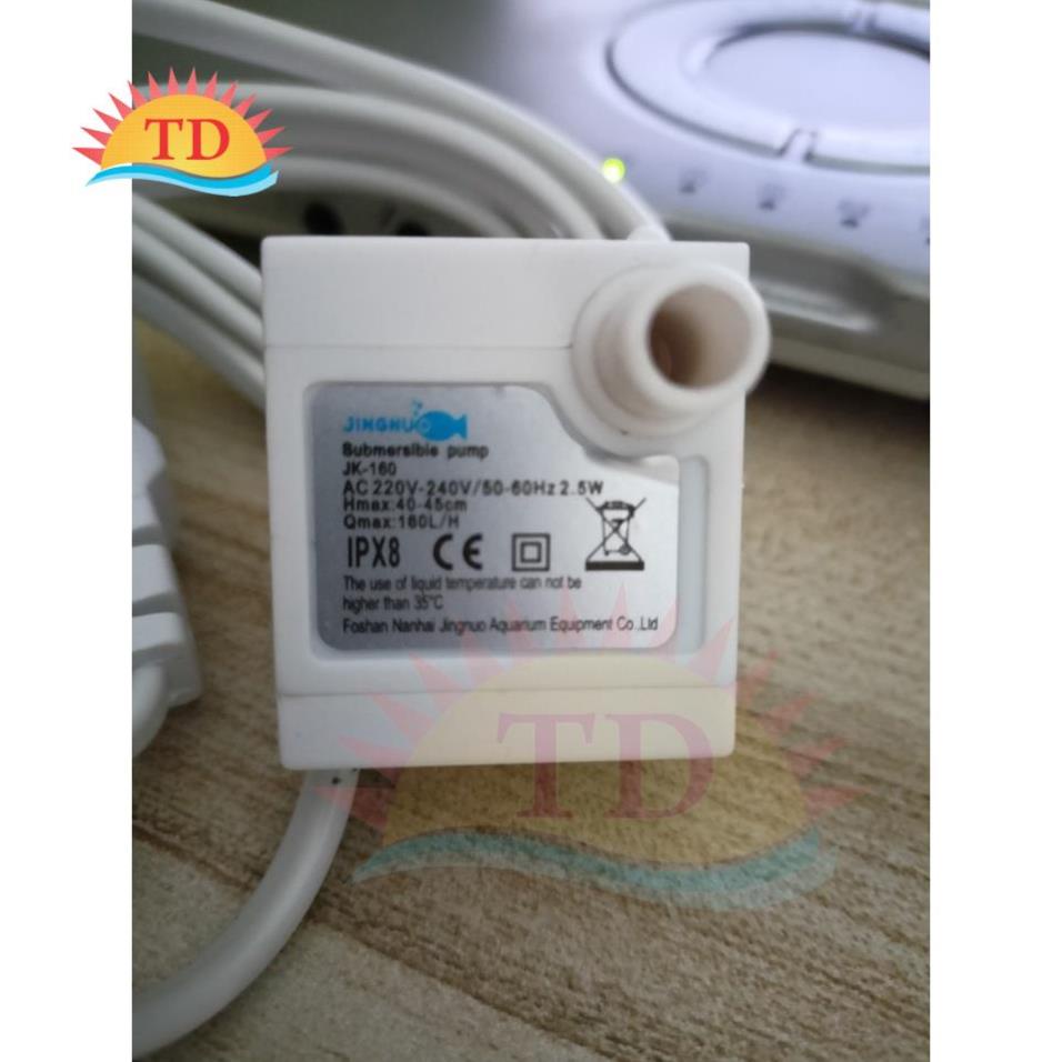 🔥Khuyến Mãi🔥Máy Bơm Nước Chìm Phích Cắm AC 220V 2.5W Bể Cá, Đài Phun Nước mini, Thác nước phong thủy..v.v.v...