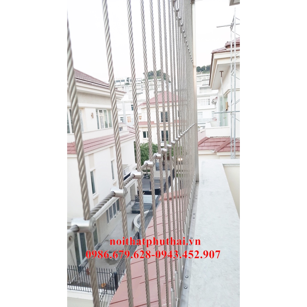 Khóa cáp chữ thập cho ban công, cầu thang