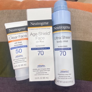 CHỐNG NẮNG NEUTROGENA dạng kem , dạng xịt