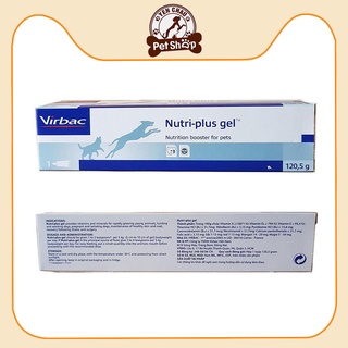 Virbac Nutri Plus gel dinh dưỡng dành cho chó mèo 120g cung cấp năng lượng ăn ngon miệng