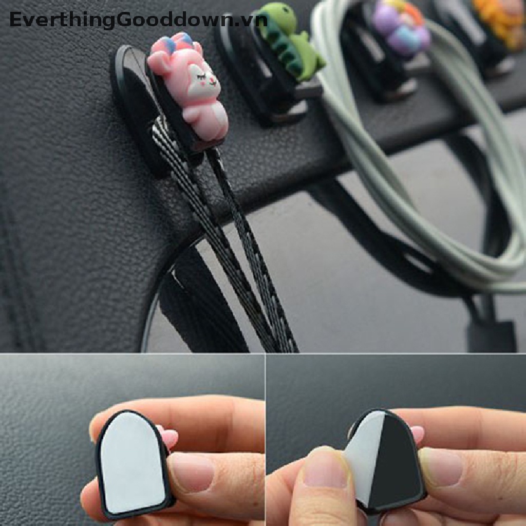 Everthinggooddown Móc Treo Đồ Mini Gắn Sau Ghế Xe Hơi Thông Dụng