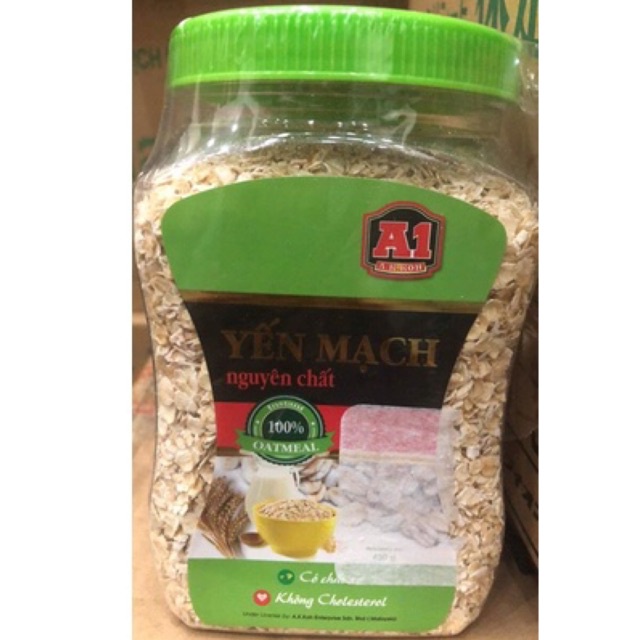 Yến mạch nguyên chất A1 A.K.KOH 450g có chất xơ, không cholesterol (nguyên liệu nhập từ Úc)